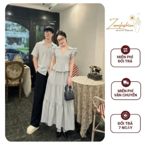 Đồ đôi tone xanh mint cực xinh